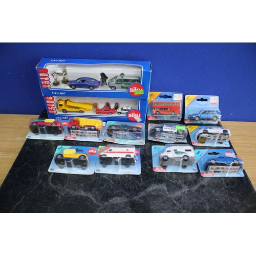 50 - Collection of Siku Model Die Cast Sets and Individual Card Backed Vehicles plus Others