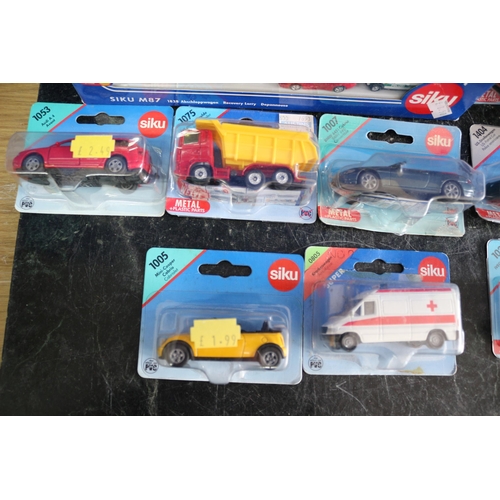 50 - Collection of Siku Model Die Cast Sets and Individual Card Backed Vehicles plus Others