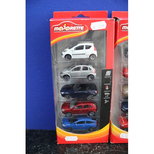 52 - 2 x Majorette 5 Pack Die Cast Vehicles