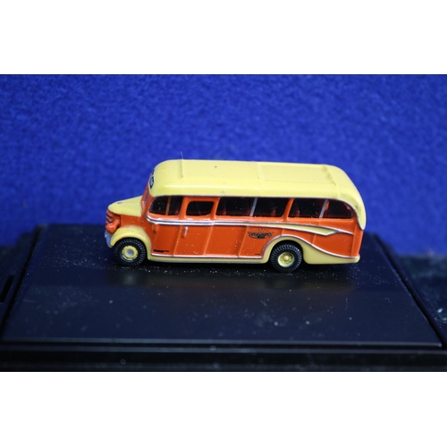 73 - Oxford Die cast Yellow Vintage Bus - No Top Cover - 1:76