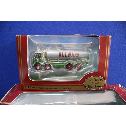 77 - 2 x Gubow Die Cast Model Vehicles including Atkinson 8 Wheel Round Tanker Bulwark & Trader 2 Axle Fl... 