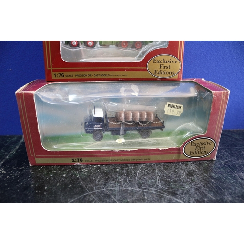 77 - 2 x Gubow Die Cast Model Vehicles including Atkinson 8 Wheel Round Tanker Bulwark & Trader 2 Axle Fl... 