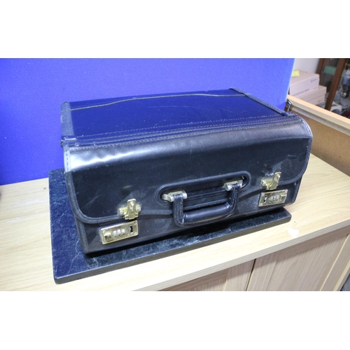 8 - Leather Briefcase and Organiser