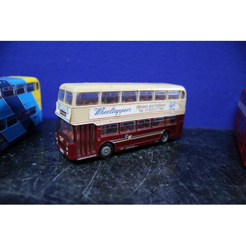 81 - Selection of 7 x EFE Metal Base Buses