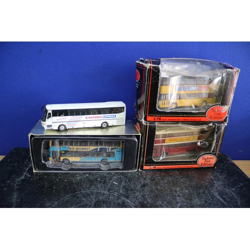 85 - 4 x Buses including Corgi - Most Boxed