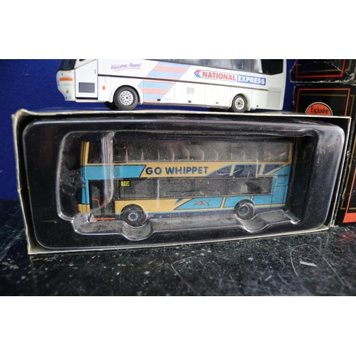 85 - 4 x Buses including Corgi - Most Boxed