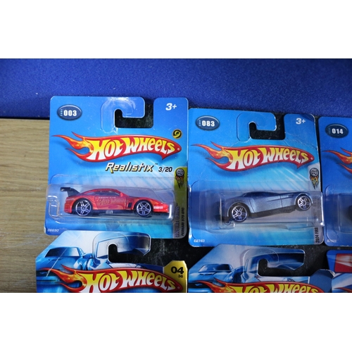 93 - 15 x Die Cast Hot Wheels Card Backed Vehicles