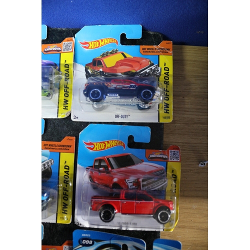 93 - 15 x Die Cast Hot Wheels Card Backed Vehicles