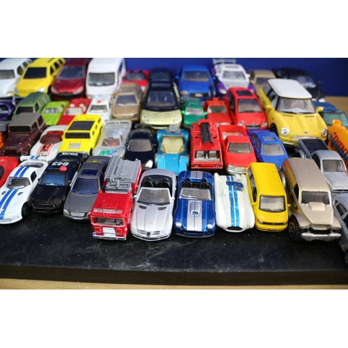 97 - Large Selection of Played With Vehicles including Hot Wheels and Matchbox