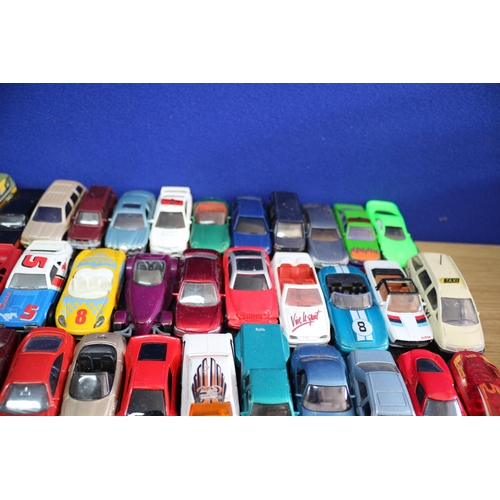 98 - Large Bundle of Unboxed Pre-Loved and Played With Die Cast Vehicles including Hotwheels and Matchbox