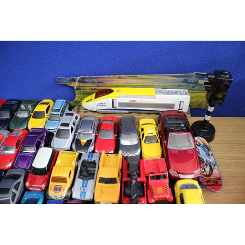 99 - Large Bundle of Die Cast Pre Loved and Played with Vehicles including Hot Wheels and Matchbox