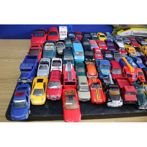 99 - Large Bundle of Die Cast Pre Loved and Played with Vehicles including Hot Wheels and Matchbox