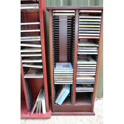 126 - 3 x CD Shelving Units with Various CD's