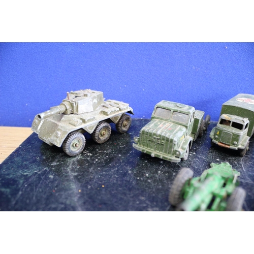 180 - Mainly Dinky Vintage Die Cast Military Vehicles