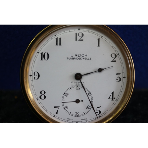 289 - L Reich Pocket Watch - working