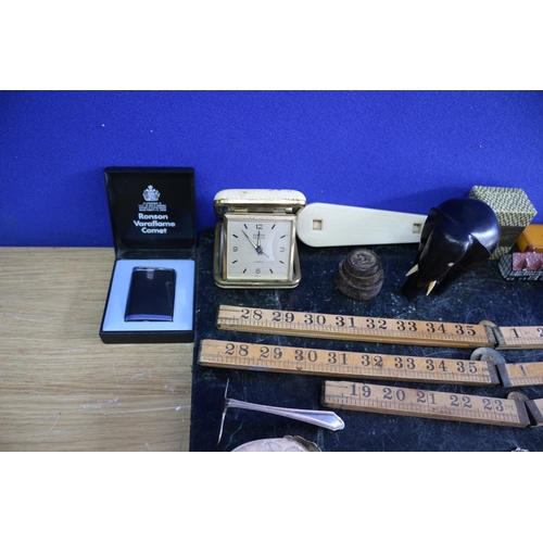 295 - Mixed Lot including Watches and Thermometer plus Other Interesting Items