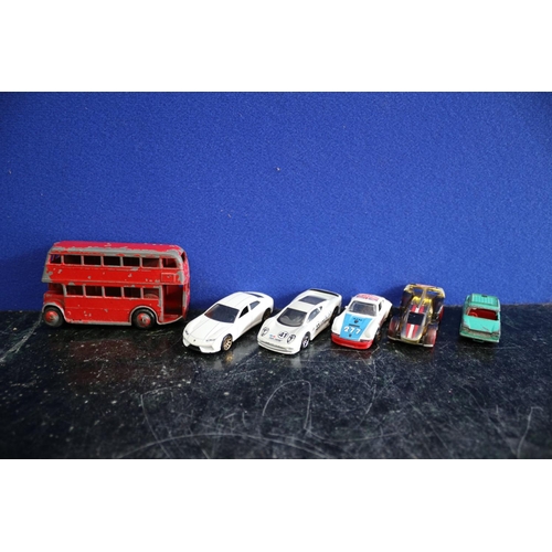 296 - mainly Hot Wheels with Lesney die Cast Fiat 1500 and Vintage Bus