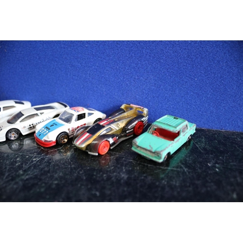 296 - mainly Hot Wheels with Lesney die Cast Fiat 1500 and Vintage Bus