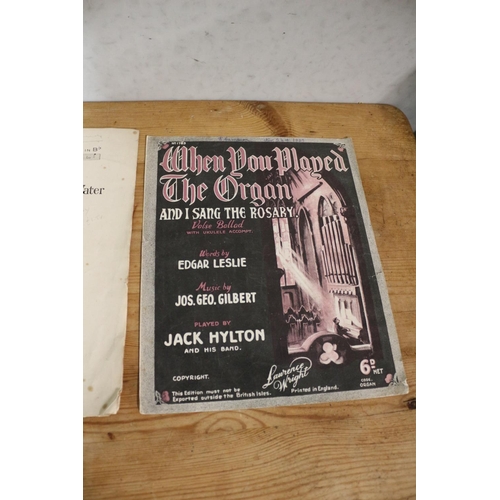 43 - 2 Vintage Music Sheets / Booklets