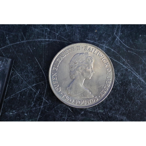 64 - Commemorative £2 Coin Featuring Charles and Diana