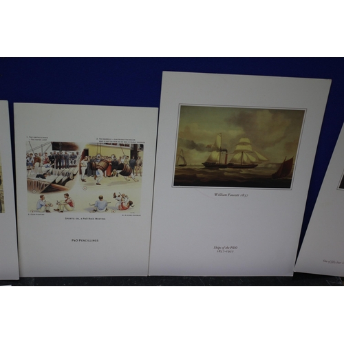 161 - Selection of Various Ship Menus including The Canberra