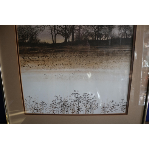 294 - Large Print of Trees, Believed to be Canadian, 59cm x 69cm