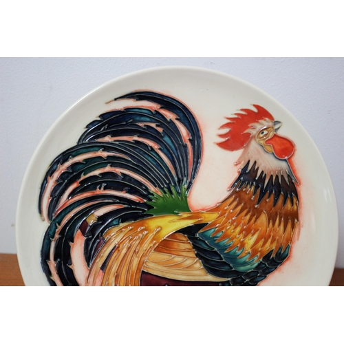 357 - Limited Edition Moorcroft Cockerel Plate - 5/250 - 22cm Dia