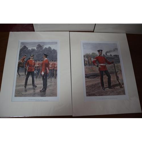 360 - 5 x Original R.C. Woodville Military Prints - 1890