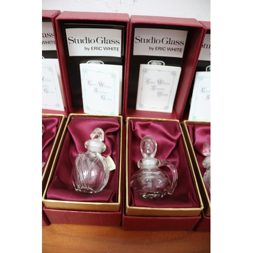 365 - 6 x Eric White Boxed Glass Scent Bottles