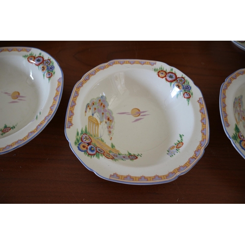 389 - Nice Set of 5 x John Maddock Vintage Bowls plus a Large serving Bowl