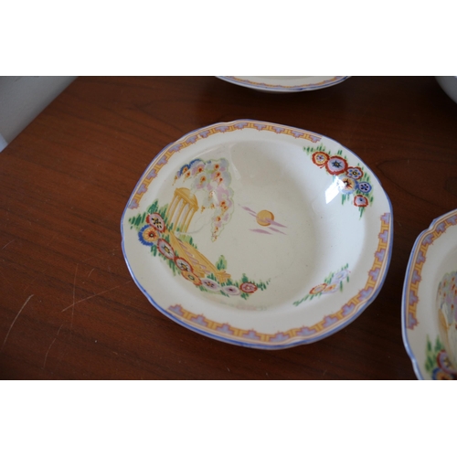 389 - Nice Set of 5 x John Maddock Vintage Bowls plus a Large serving Bowl