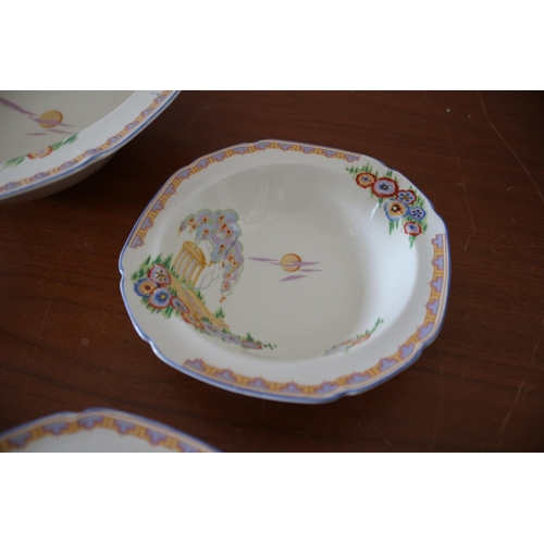 389 - Nice Set of 5 x John Maddock Vintage Bowls plus a Large serving Bowl