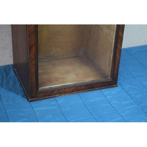 395 - Early 20th Century Wall Hanging Display Cabinet, (Once Housing a Taxidermy Item) - Mahogany - 69.5 x... 