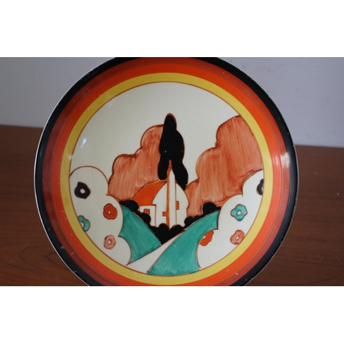 406 - Rare Clarice Cliff From Christies 'The Barry Jones Collection' - Farmhouse Wall - A Bizarre Plate - ... 