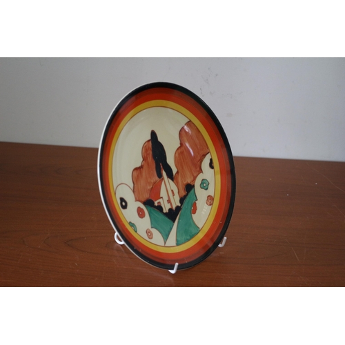 406 - Rare Clarice Cliff From Christies 'The Barry Jones Collection' - Farmhouse Wall - A Bizarre Plate - ... 