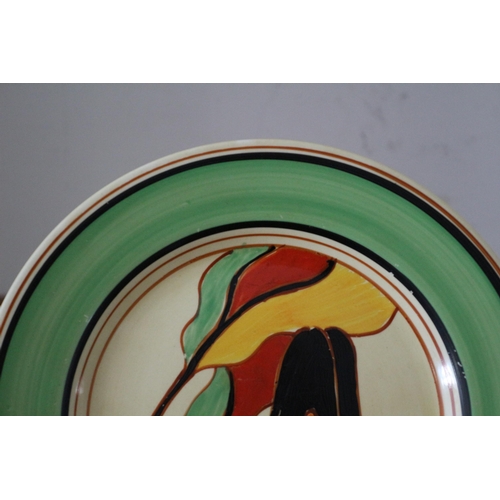 407 - Rare Clarice Cliff From Christies The Barry Jones Collection - Orange House with Green Border - A Fa... 