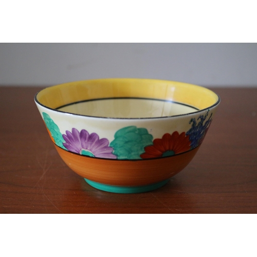 410 - Clarice Cliff Bowl from Christies 'The Barry Jones Collection' - Gay Day Bizarre - 14cm Dia x 7cm Ta... 