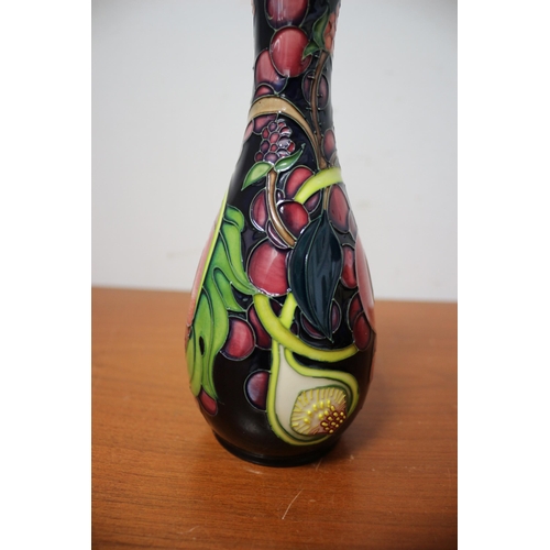 419 - Moorcroft ' Queens Choice' Vase - 21cm Tall - Red Dot - 2000 - Signed and Marked to Base