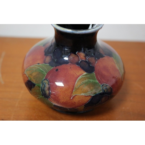 432 - Moorcroft ' Pomegranate' Small Vase - 8cm Dia x 7cm Tall - 1st Quality - Signed in Green on Base