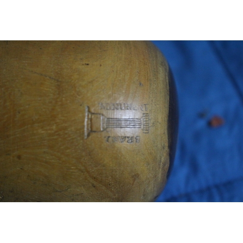 509 - Antique / Vintage Lignum Vitae (Guayacan), Bobbin, Used by Plumbers to Form Lead Pipe Work, Great Di... 