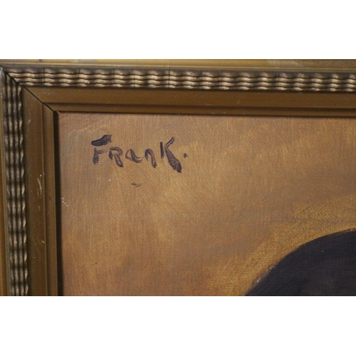 541 - Framed Oil on Canvas - Frank - by Cecil Round 1906