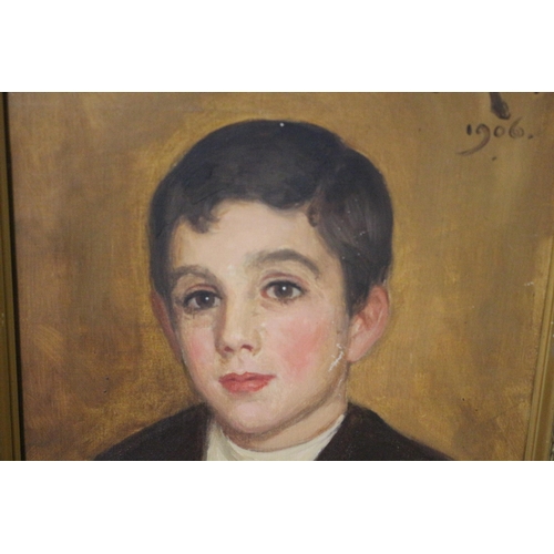 541 - Framed Oil on Canvas - Frank - by Cecil Round 1906