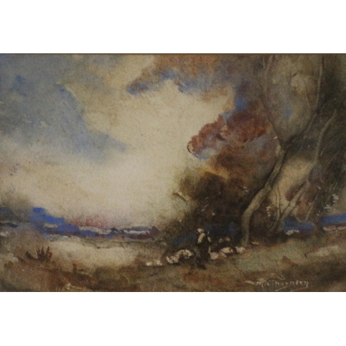 544 - Framed and Glazed Watercolour Painting by Morgan Alfred Thornley