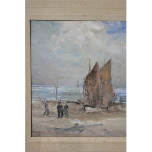 546 - Morgan Alfred Thornley. ABWS, NSA. (1897-1965) Framed and Glazed Watercolour of a Coastal Scene