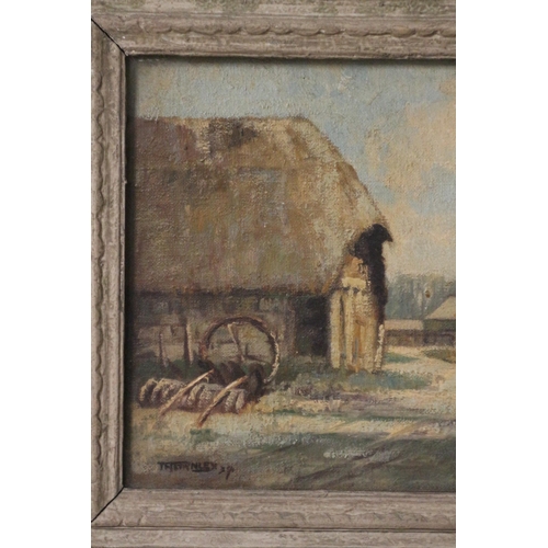 547 - Morgan Alfred Thornley. ABWS, NSA. (1897-1965) - The Old Barn 1939 Oil on Canvas Framed