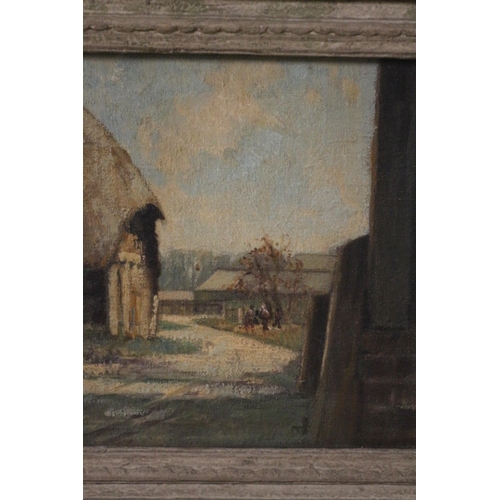 547 - Morgan Alfred Thornley. ABWS, NSA. (1897-1965) - The Old Barn 1939 Oil on Canvas Framed