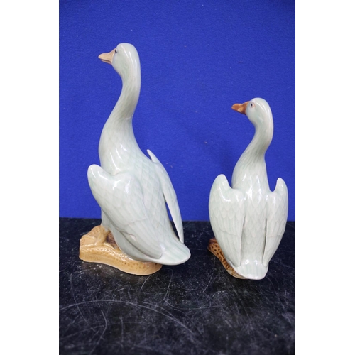 323 - Pair of Green Ducks, Chinese.