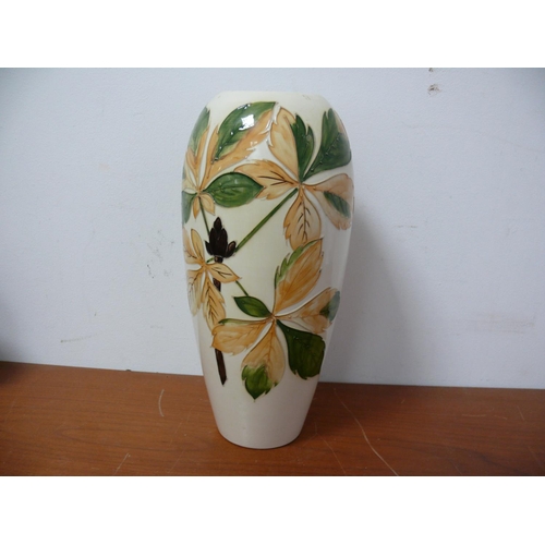 4 - Tall Moorcroft Vase, 31.5cm Tall - Signed in Green