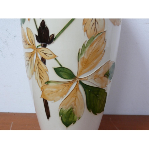 4 - Tall Moorcroft Vase, 31.5cm Tall - Signed in Green