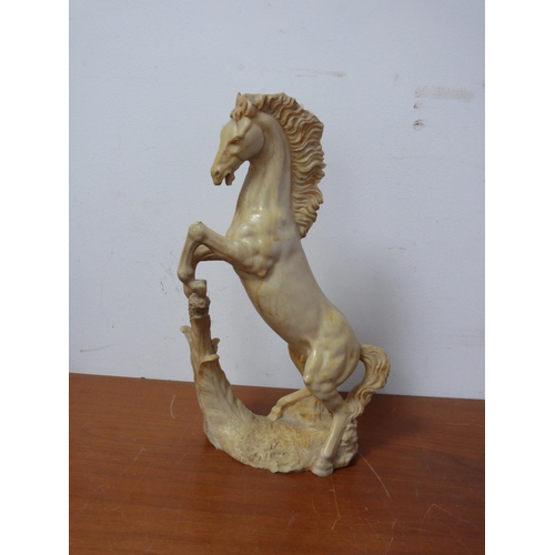 7 - Possibly Resin Horse Statue/Ornament, 36cm